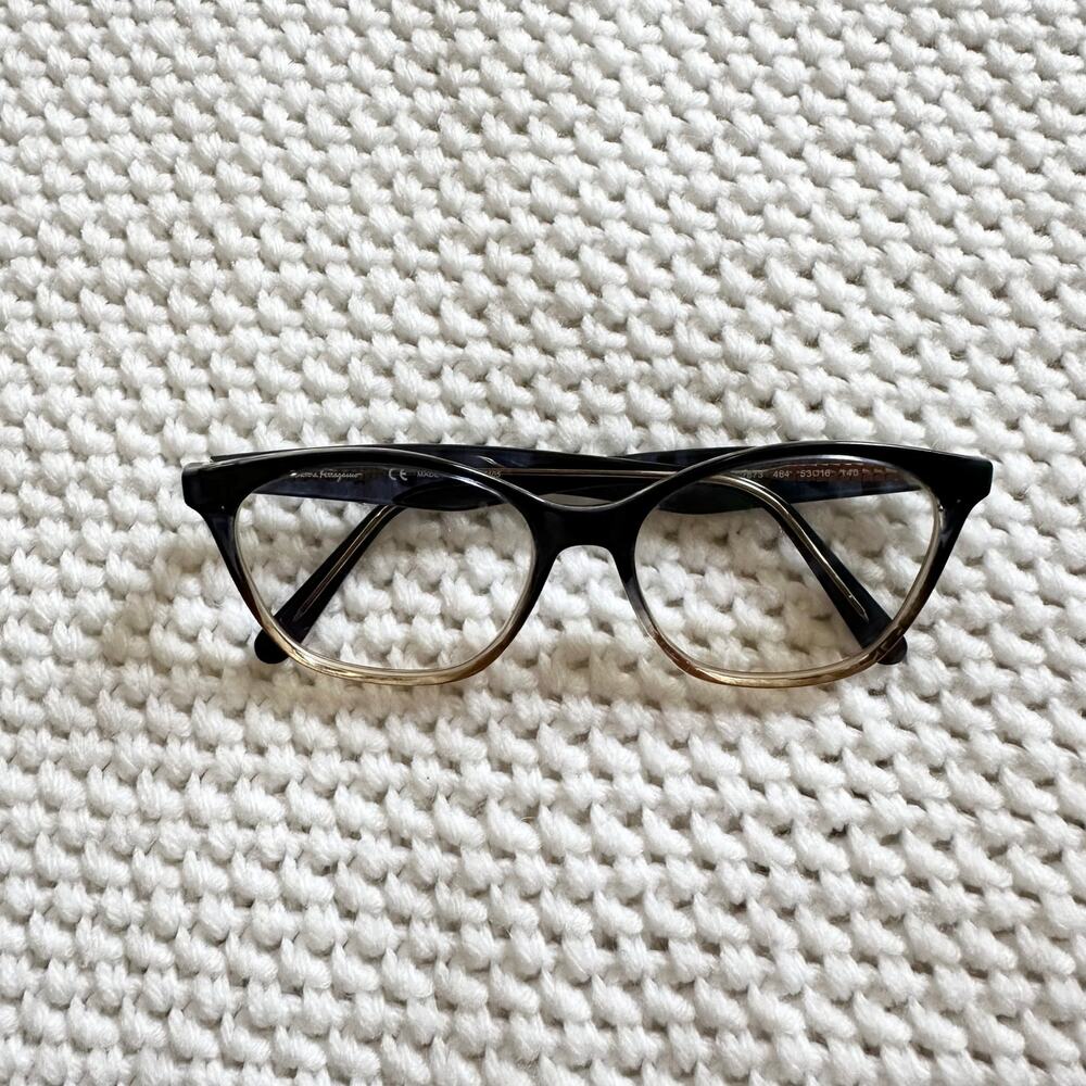 Salvatore Ferragamo SF2873 Blue Black Tan Gradient Eyeglasses 53 16 140